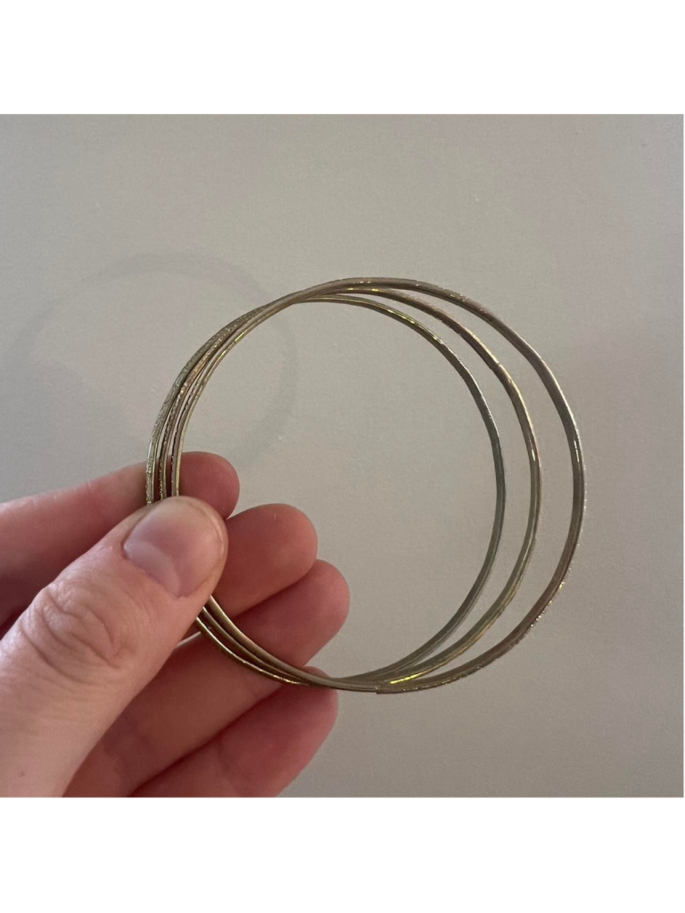 Set of 3 gold bangles